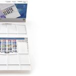 Winsor & Newton Cotman Watercolor Paint, Plus Set 24 Half Pans, Set of 24